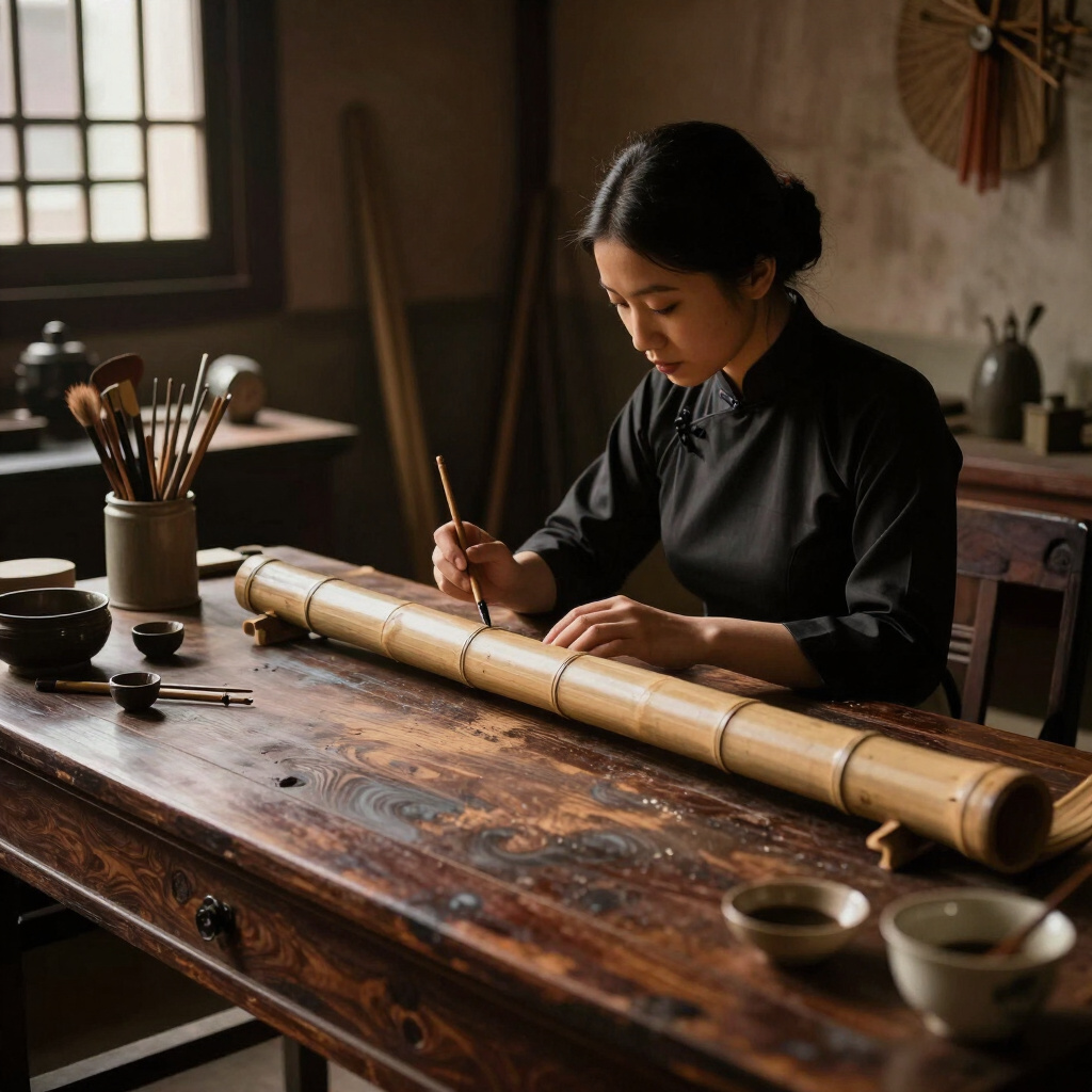Woodworking and chopstick-making details